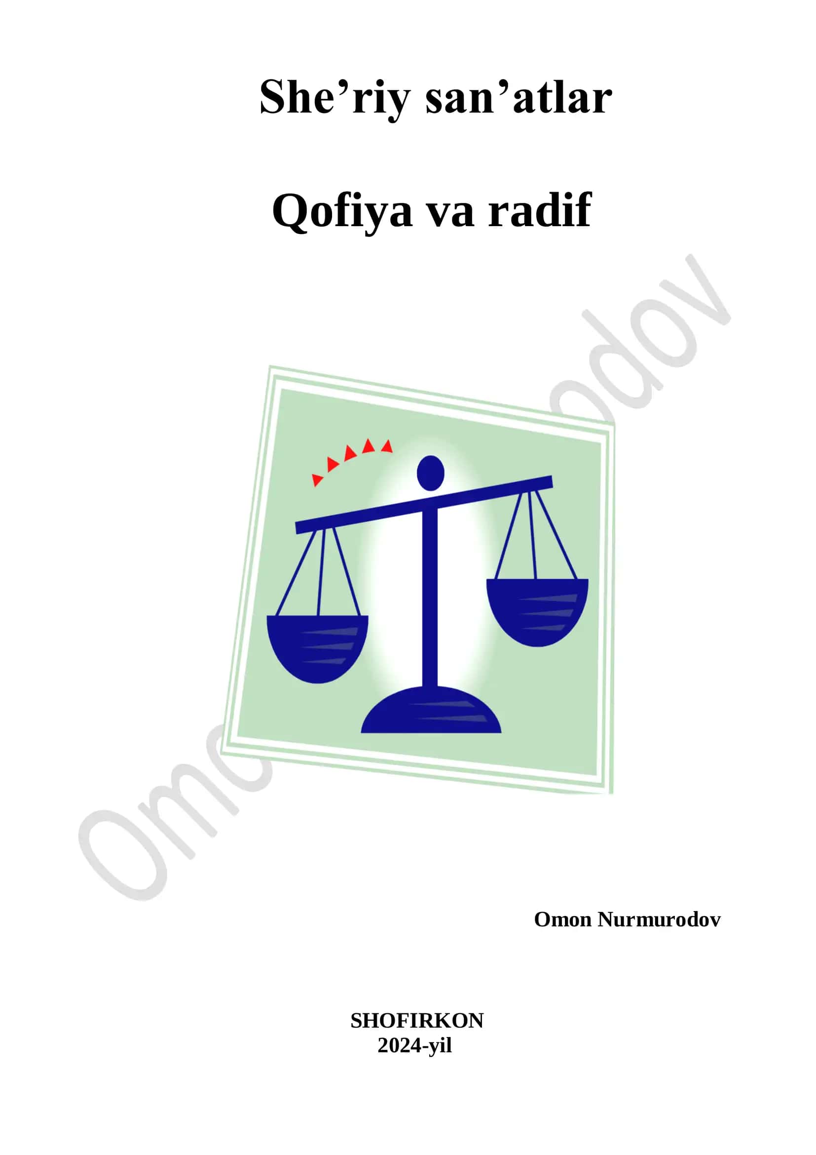 Qofiya va radif
