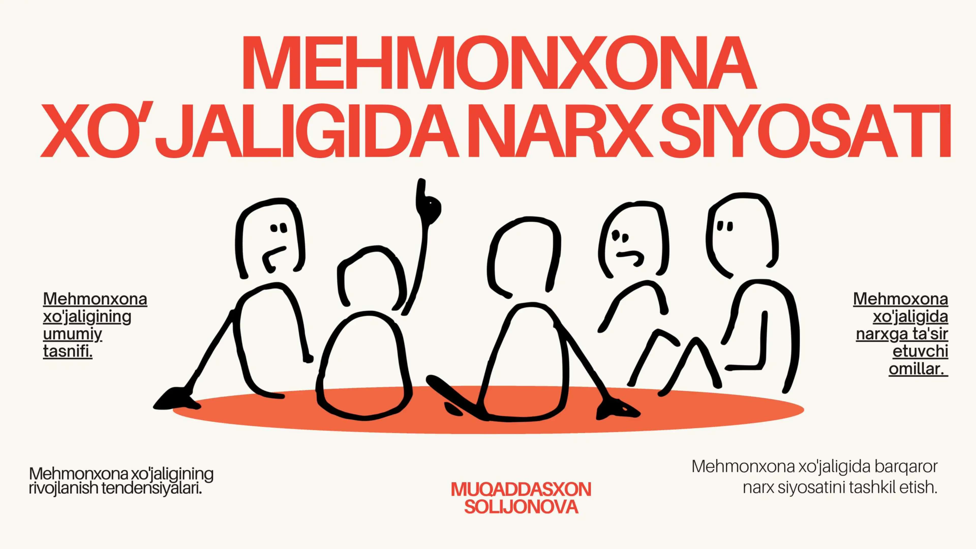 Mehmonxona xoʻjaligida narx siyosati