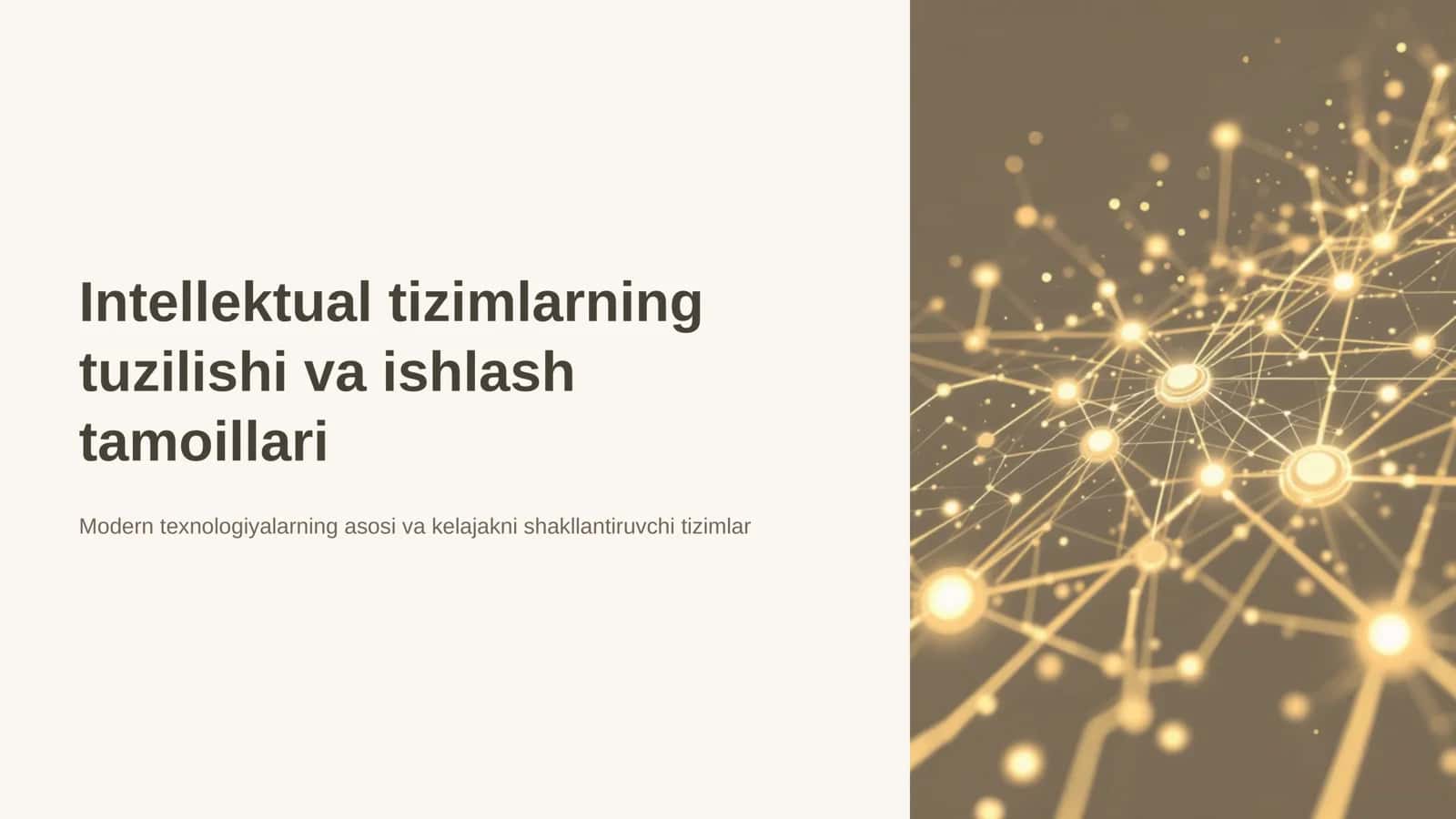 Intellektual tizimlar
