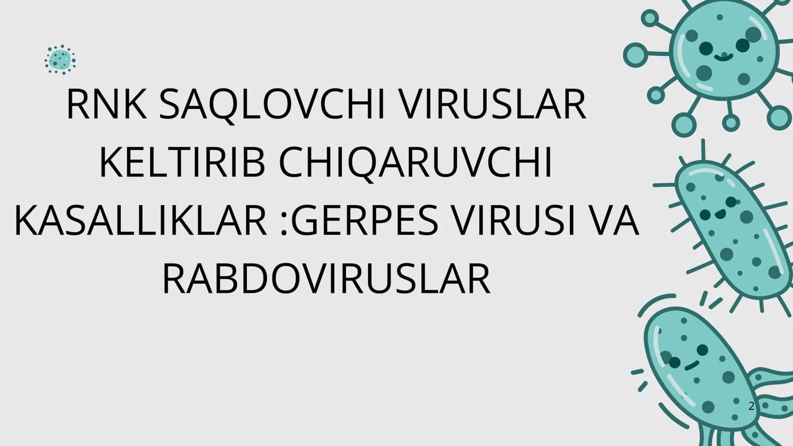 RABDOVIRUSLAR oilasi