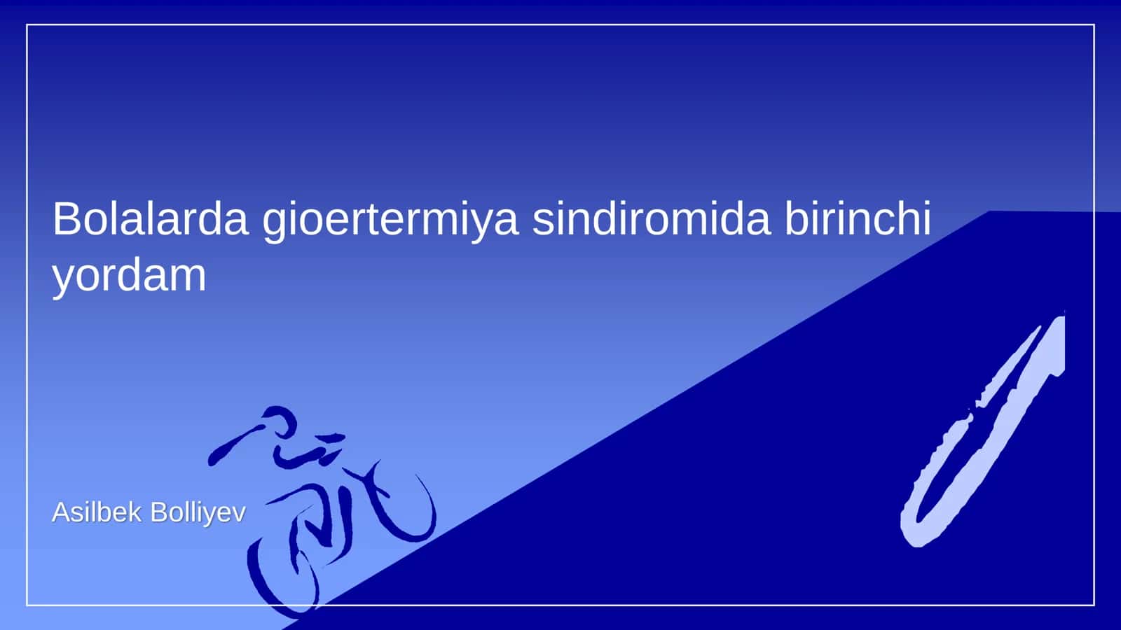Bolalarda gioertermiya sindromida birinchi yordam