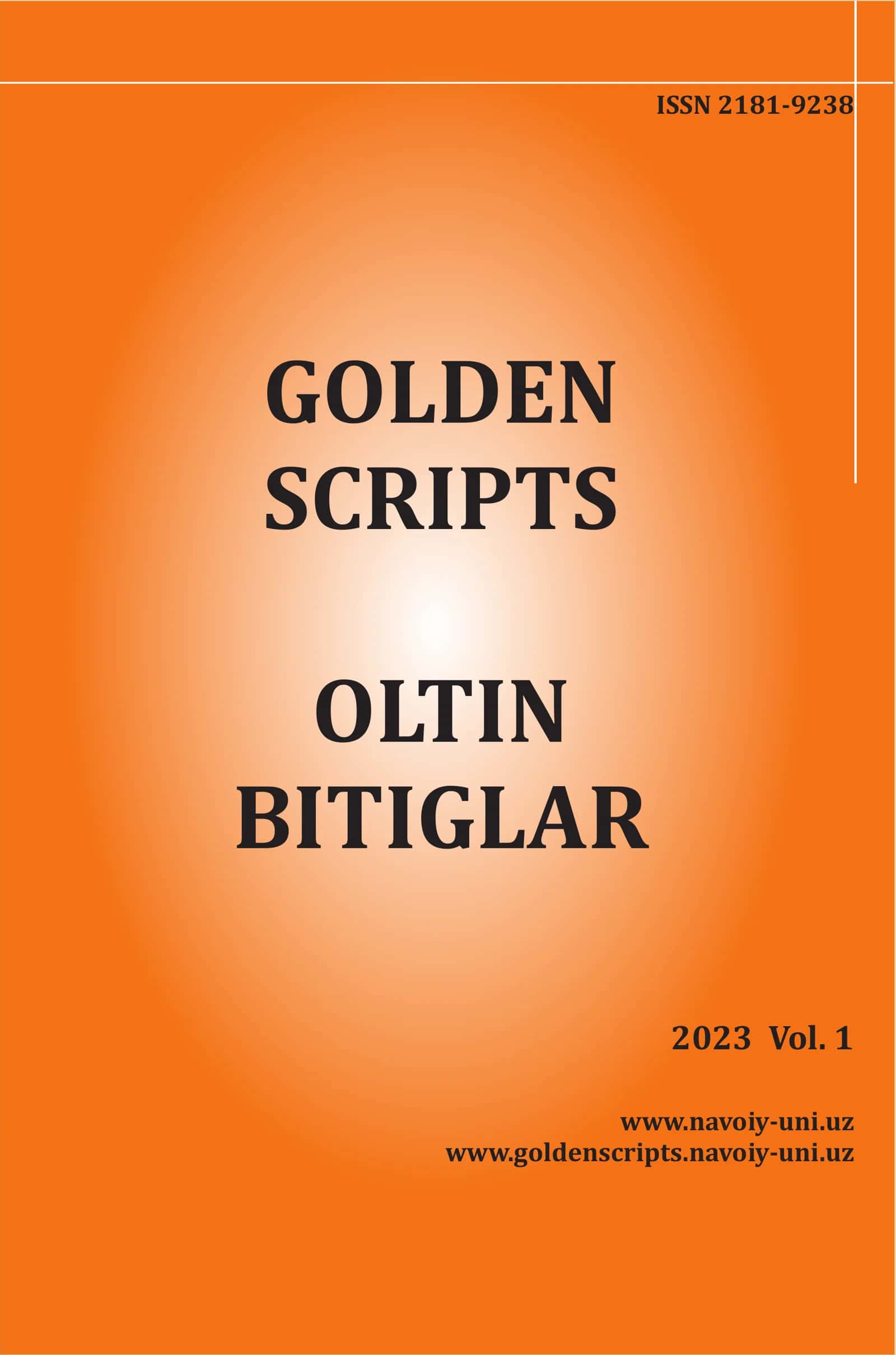 Golden Scripts Oltin Bitiglar 2023 Vol.1