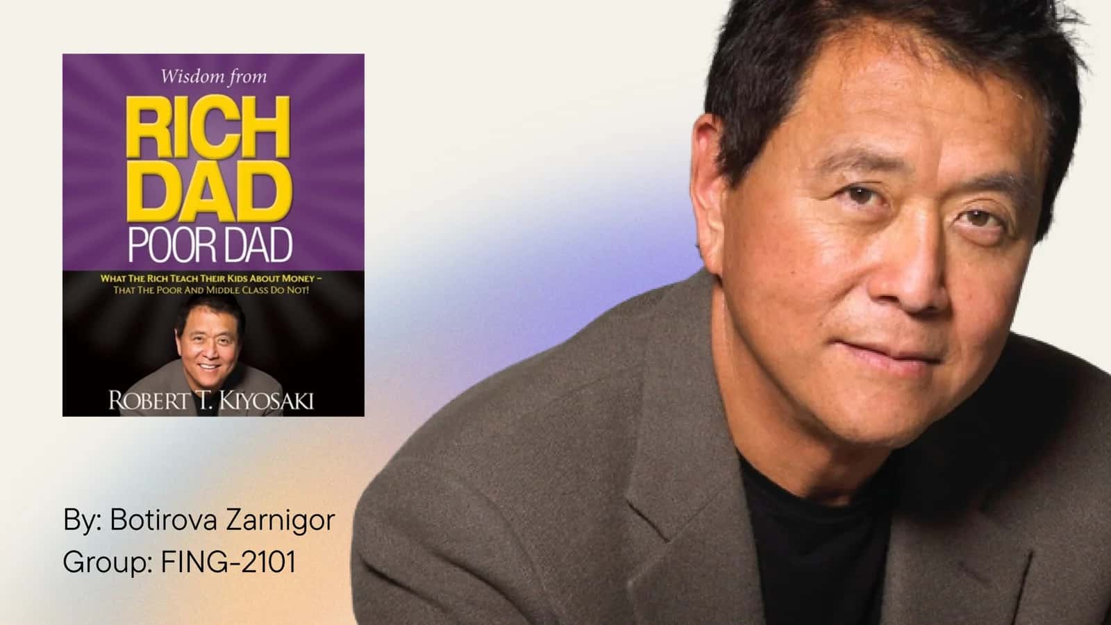 ROBERT KIYOSAKI’S RICH DAD POOR DAD