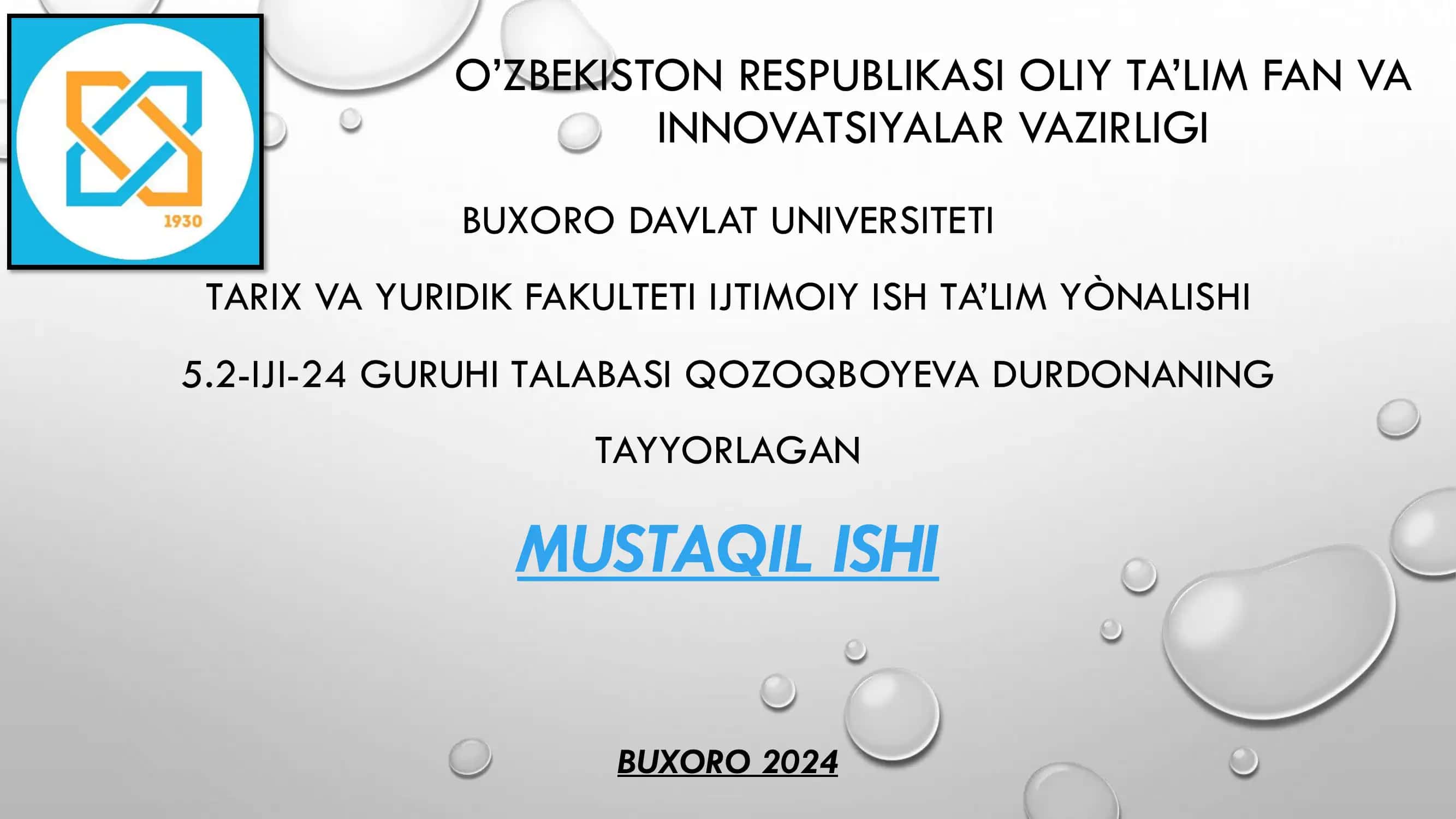 O’ZBEKISTON RESPUBLIKASI PREZIDENTI SHAVKAT MIROMONVICH MIRZIYOYEV
