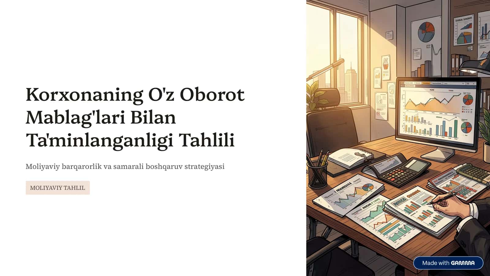 O'z Aylanma Mablag'larining Mohiyati