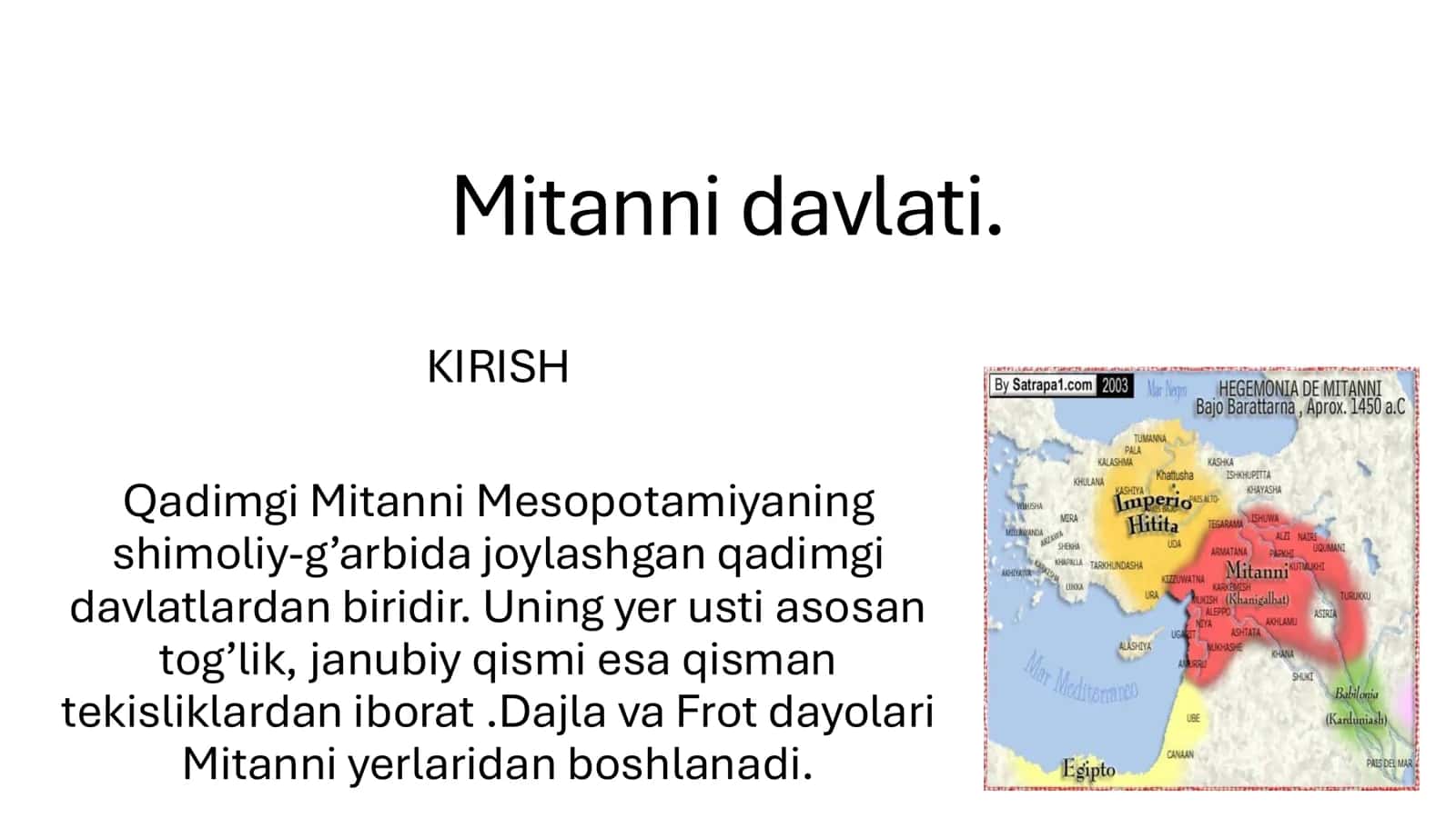 Mitanni davlati