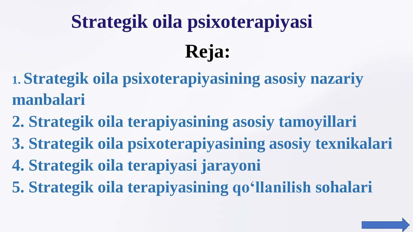 Strategik oila psixoterapiyasi