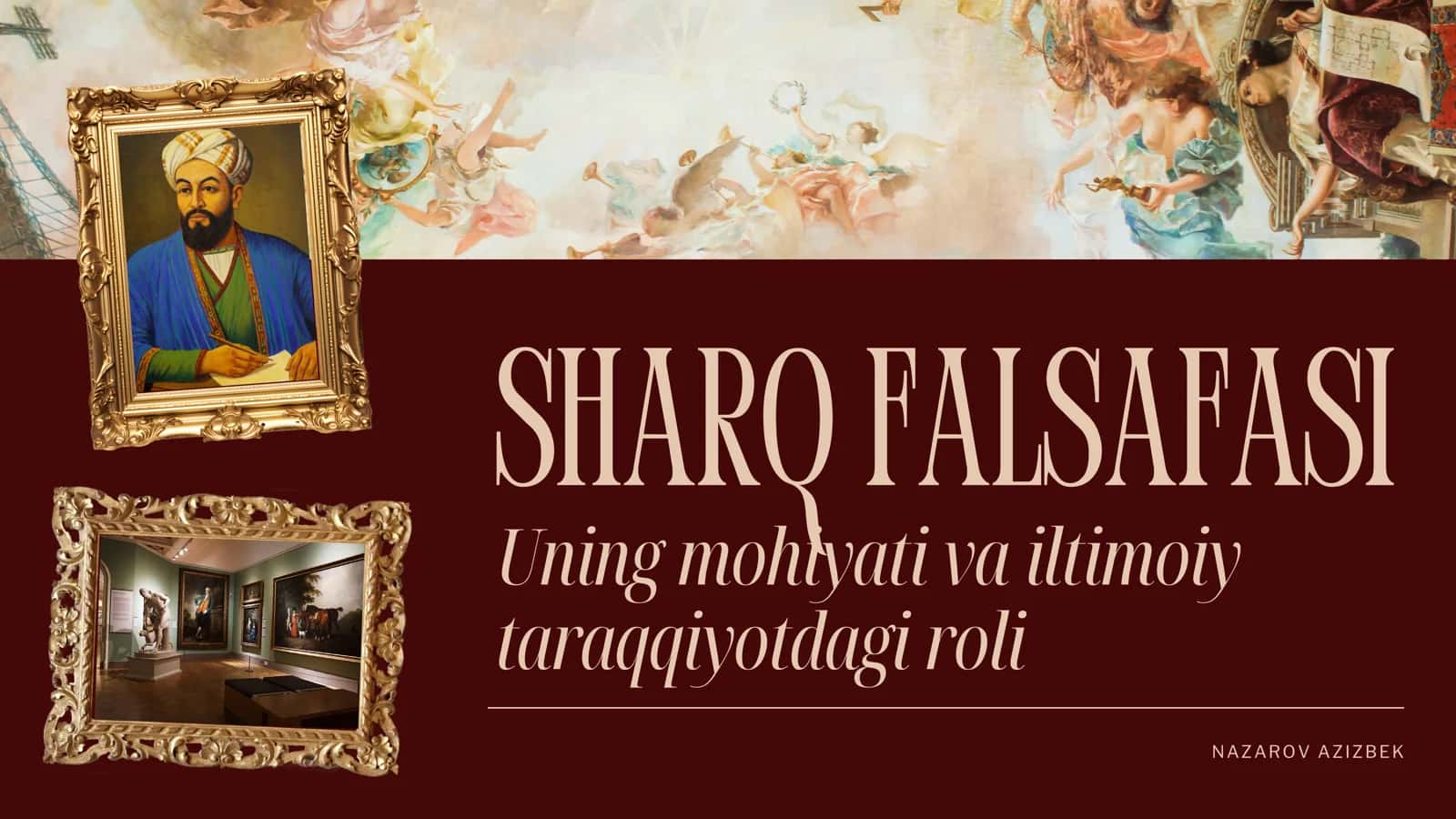 SHARQ FALSAFASI