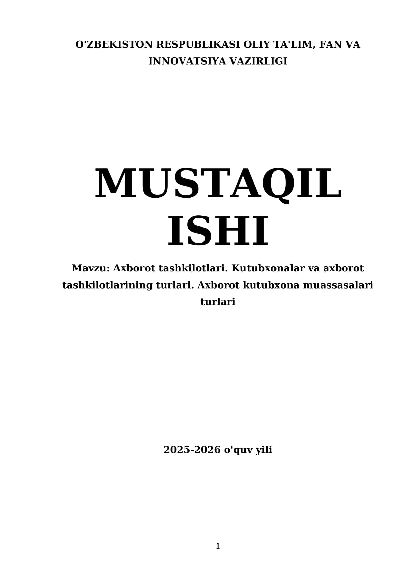 Axborot tashkilotlari