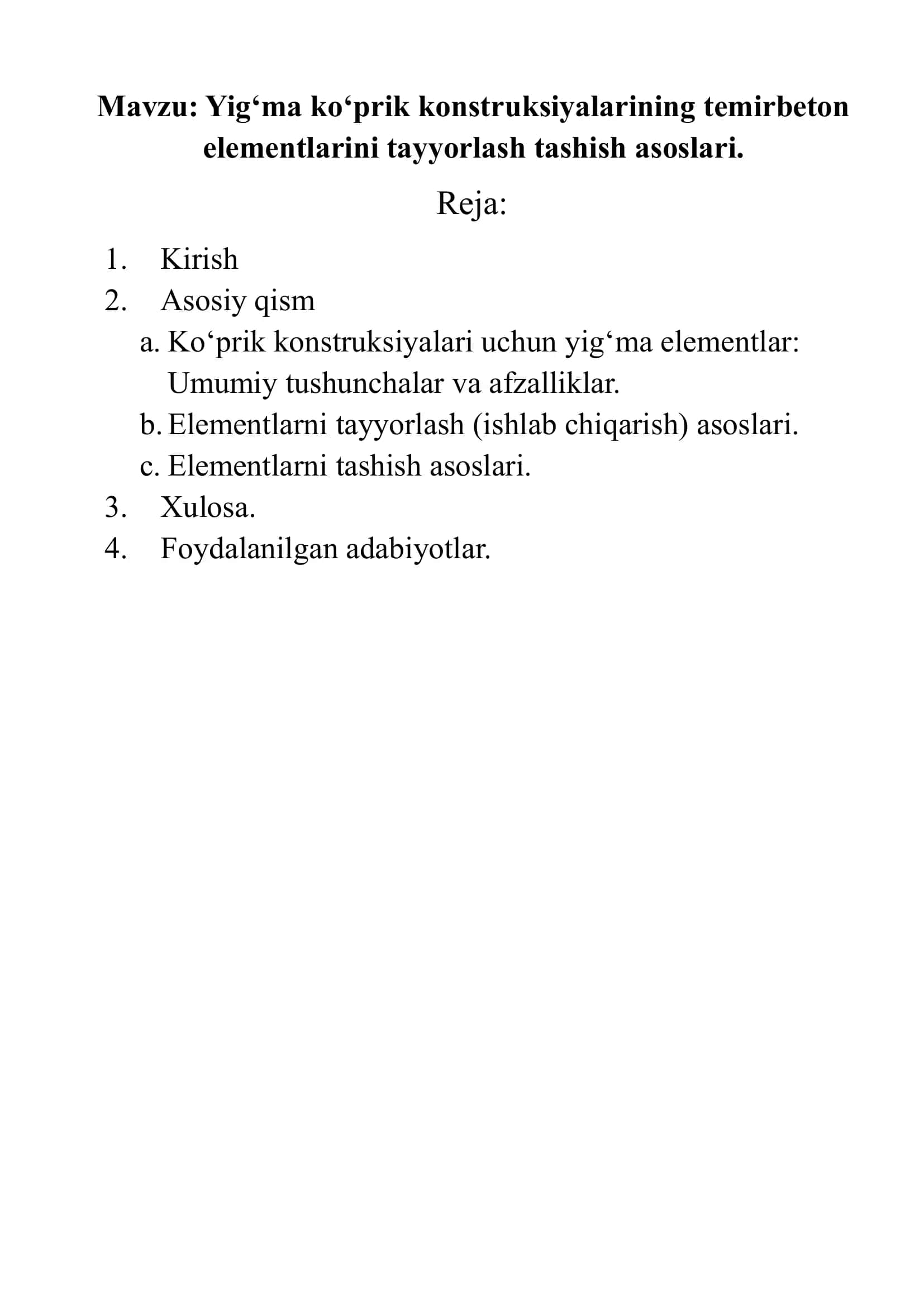 Yig‘ma temirbeton elementlari