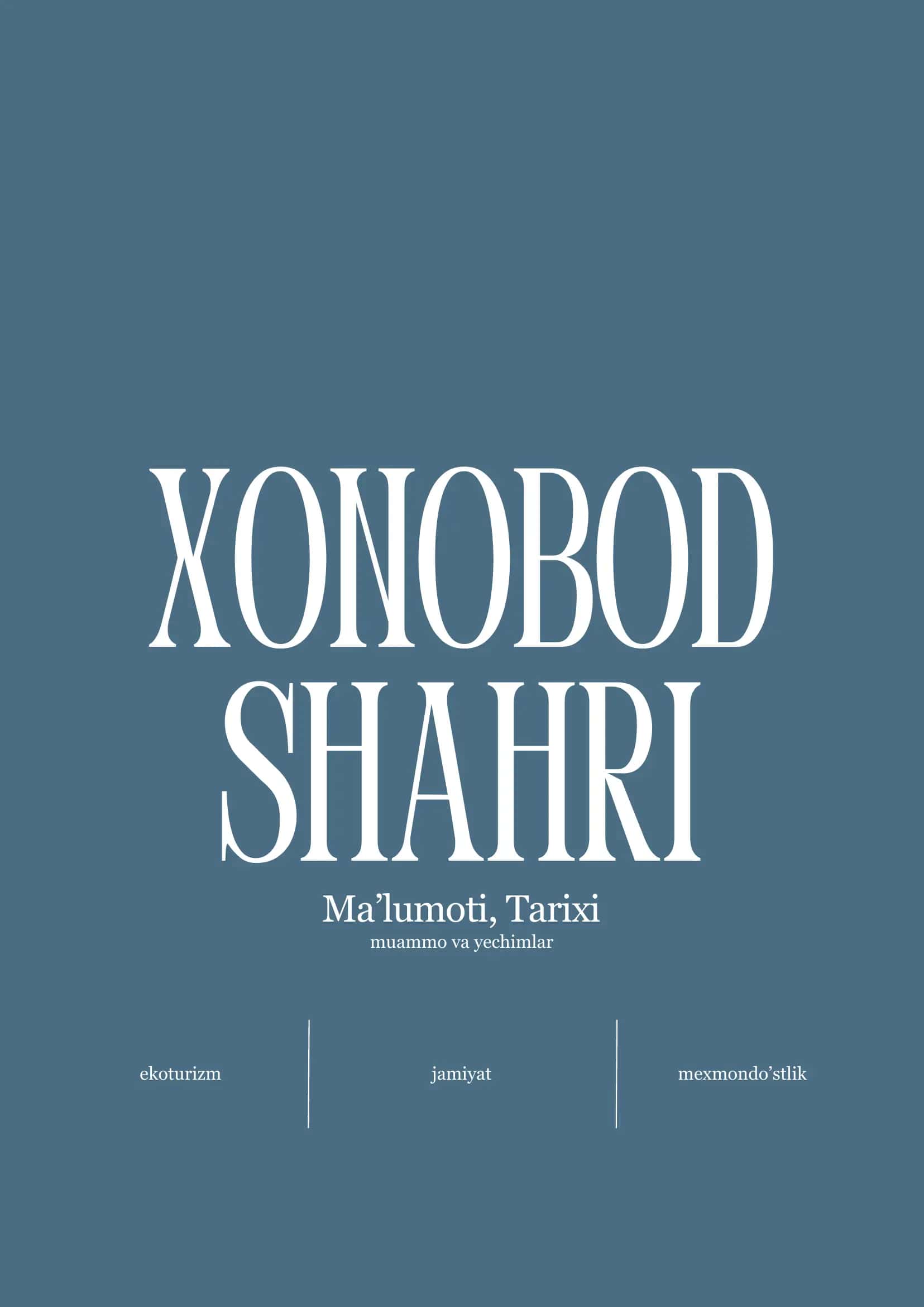 Xonobod 1