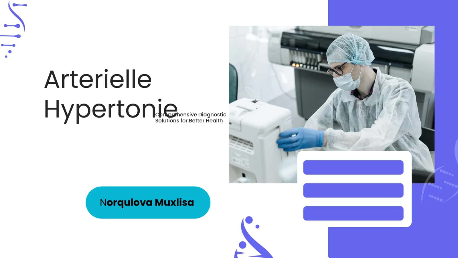 Arterielle Hypertonie — Nemis tilida tibbiy taqdimot (13 slayd)