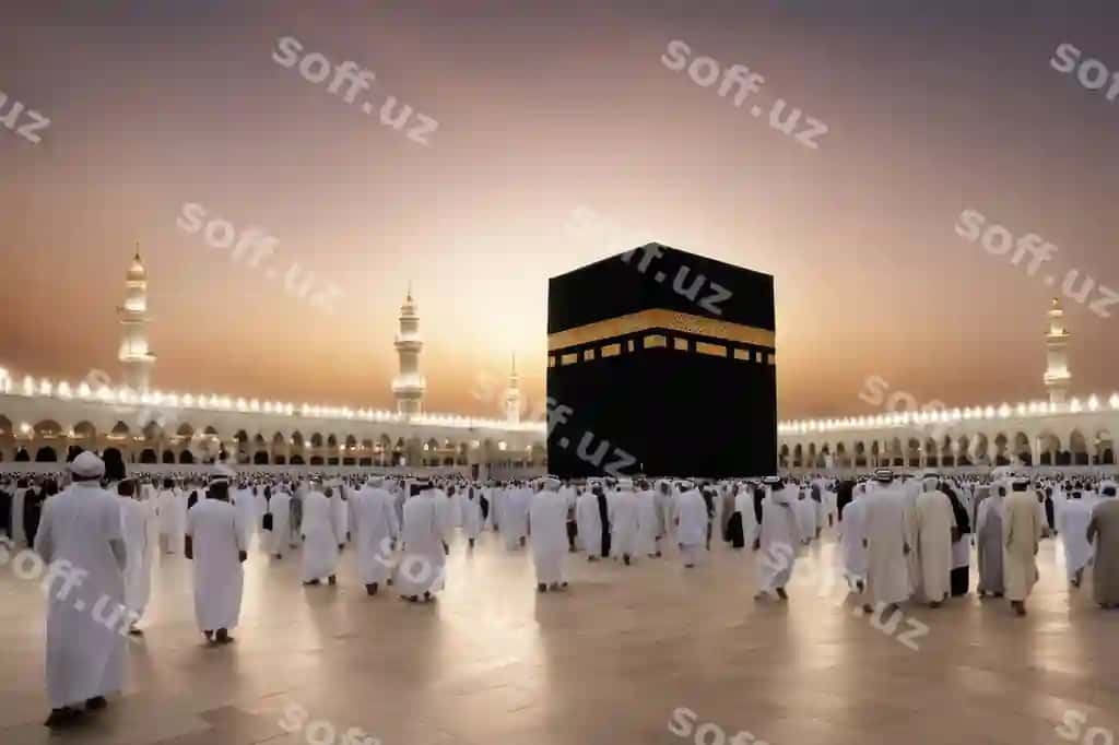 Musulmonlar tomonidan bajariladigan ibodat umurhada shakl yoki qism bo'lib hisoblanadi. | Worship performed by muslims form umrah