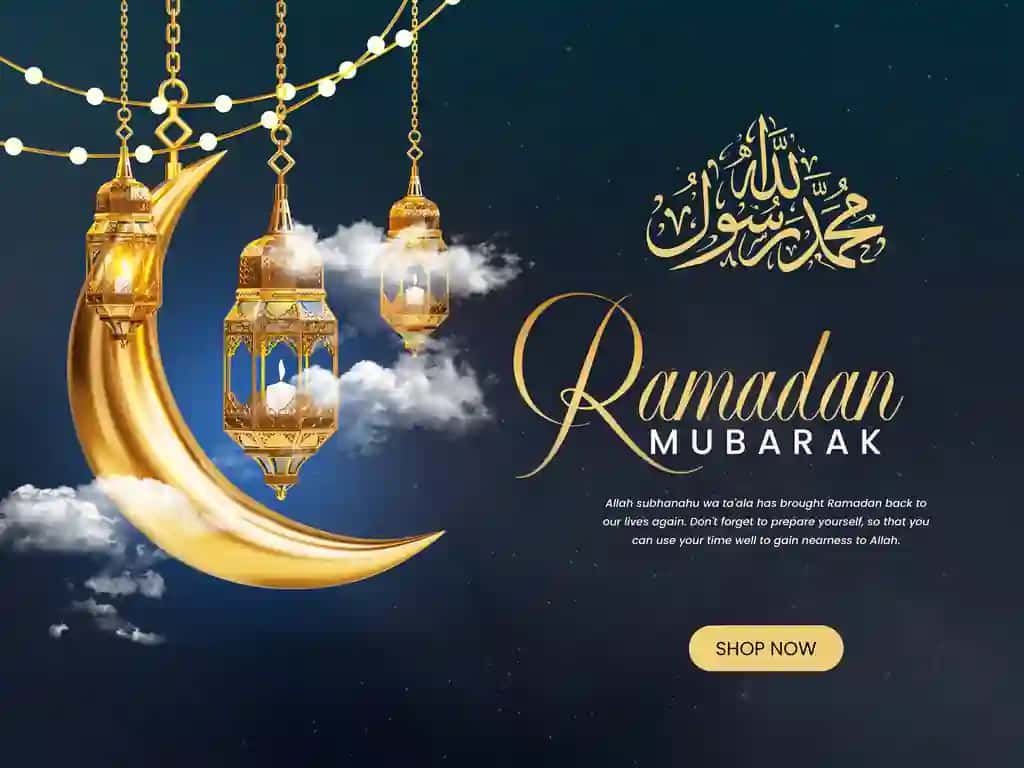 Ramazon ijtimoiy media banner dizayni | Ramadan social media banner design