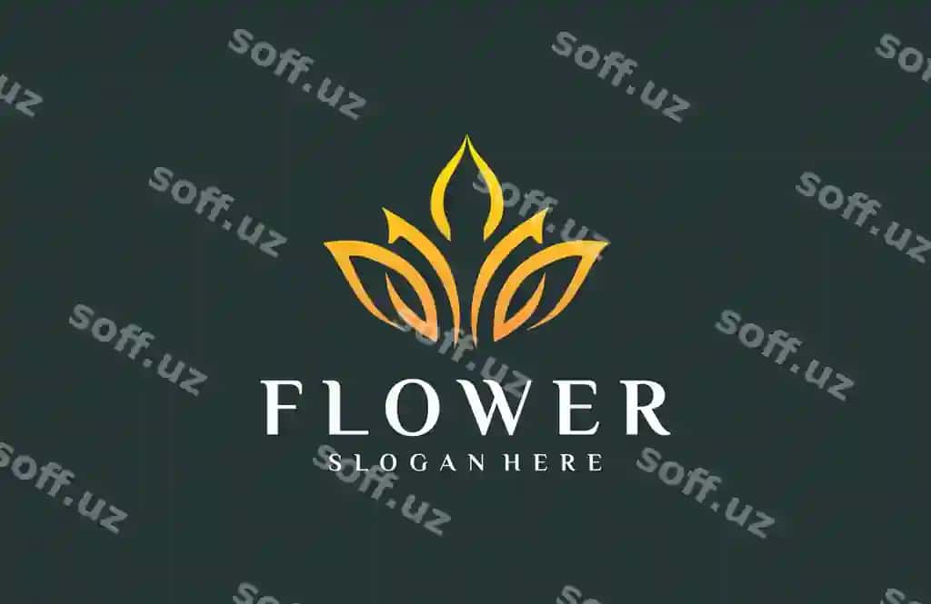 Elegant logo gullari | Elegant logo flowers