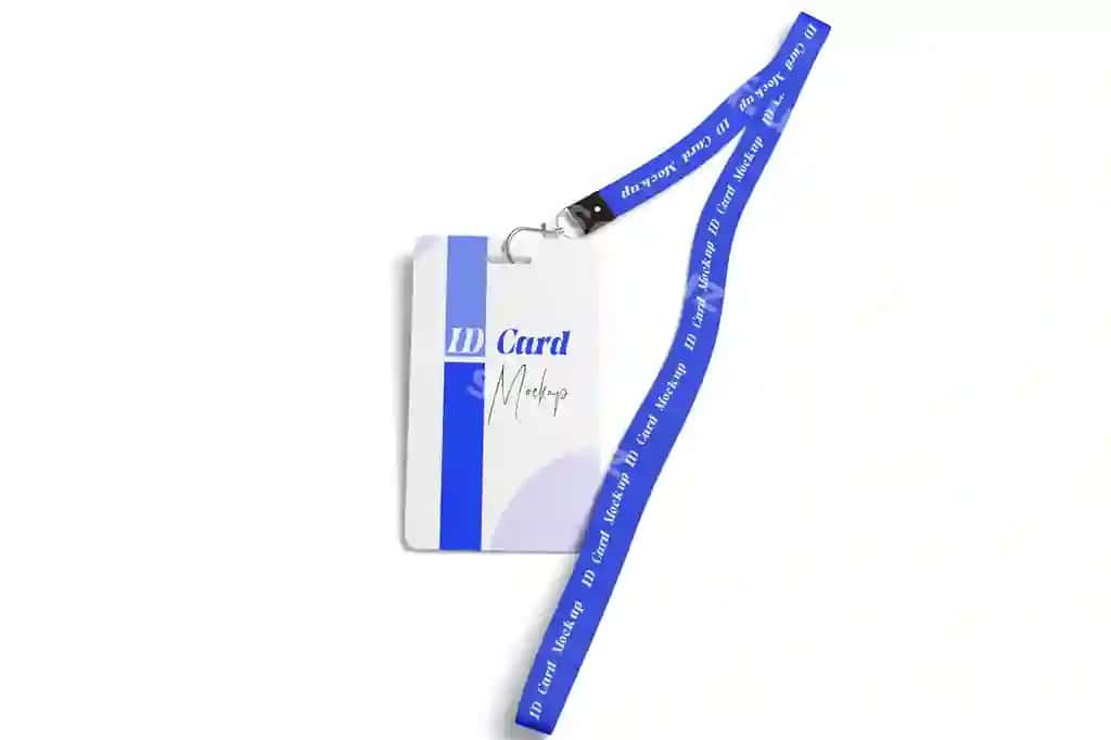 ID karta mockup | Id card mockup