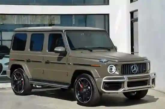 Mercedes Benz g63 AMG olive green 2020 3d model