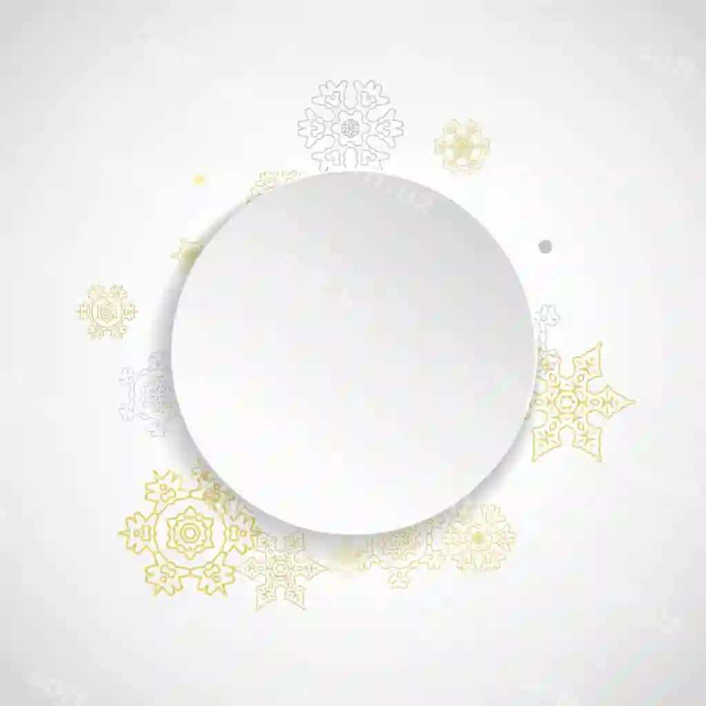 Qar qurutulari oq varaq orqa fonda chegaraydi | Snowflakes frame white paper background