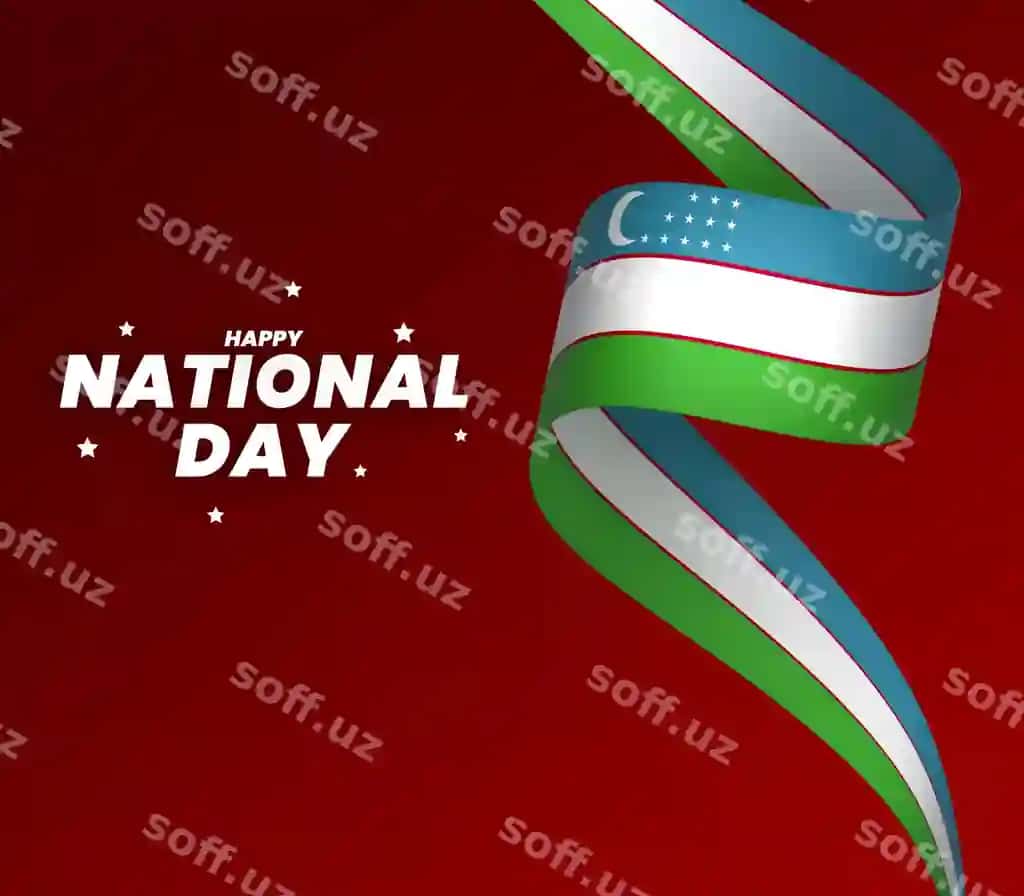 Oʻzbekiston bayroq elementi dizayni mustaqillik kuni bayrogʻi | Uzbekistan flag element design national independence day banner 2