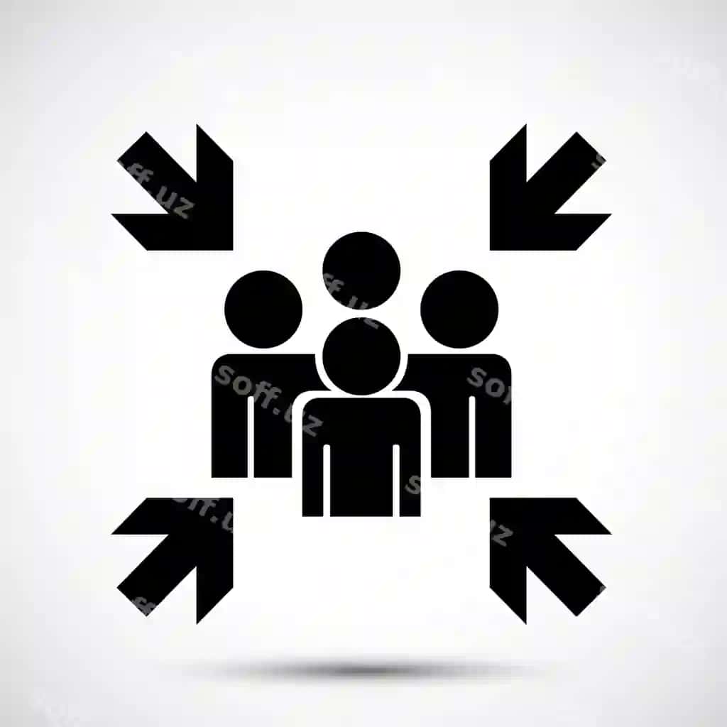 To'p qilish nuqtasi qora ikonka ajraltirilgan oq fonda | Assembly point black icon isolated white background