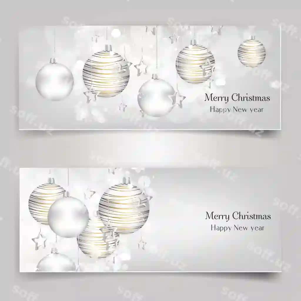 Orqa fon shisha sharflar bilan | Background with christmas balls 2