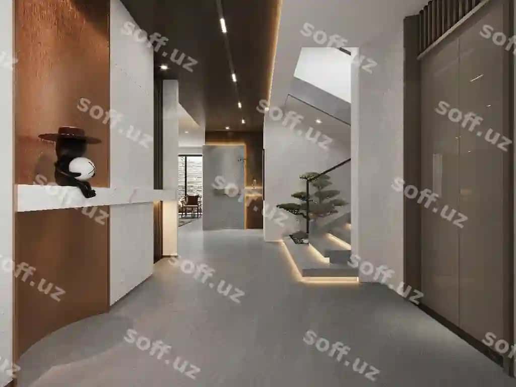 Zamonaviy minimalist kircoixona ichki dekori | Modern minimalist hallway interior