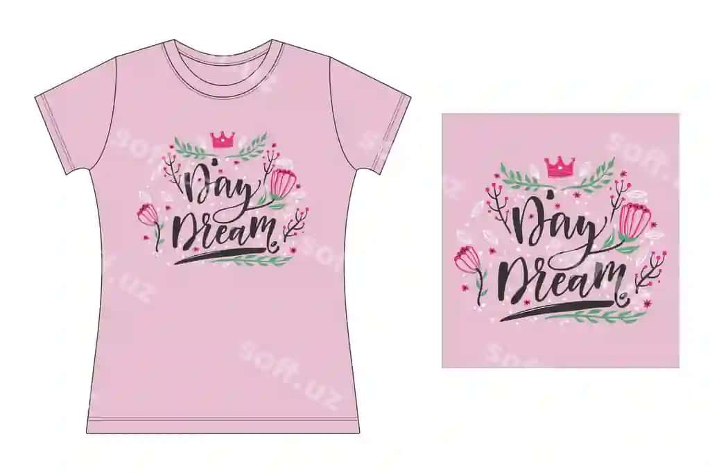 Day dreammodern estil tipografiya dizayni grafik vektor dizayni | Day dreammodern stylish typography design graphic vector design