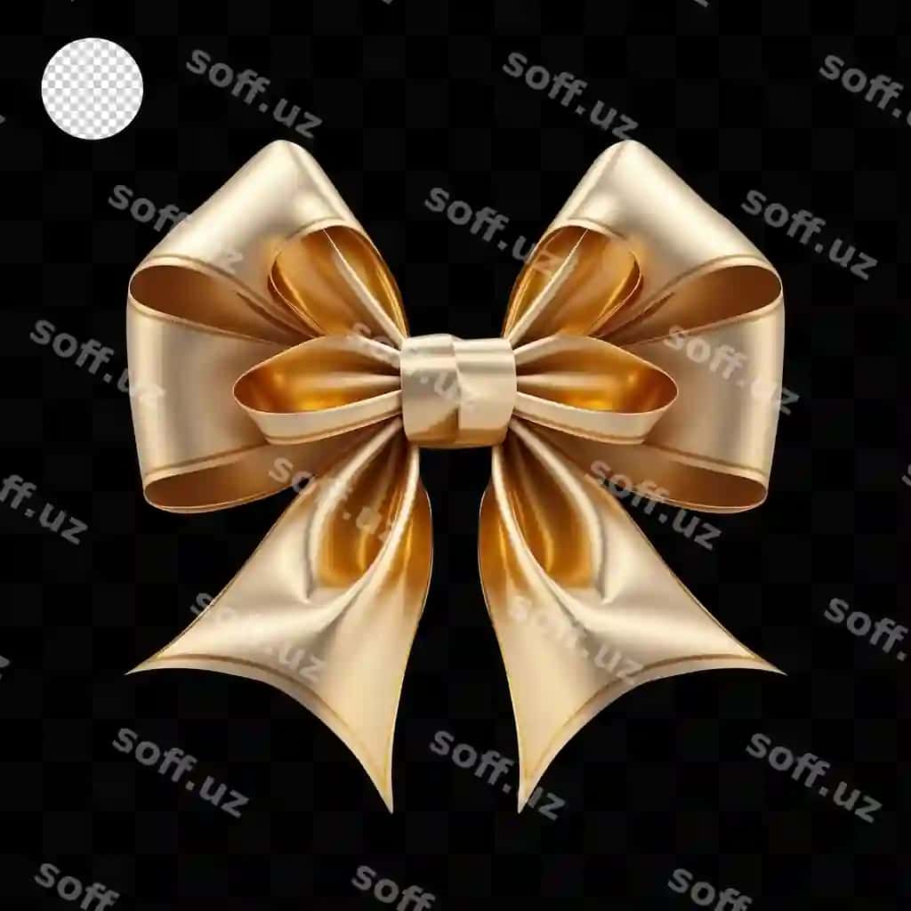Oltin chishik shiffon | Gold bow ribbon