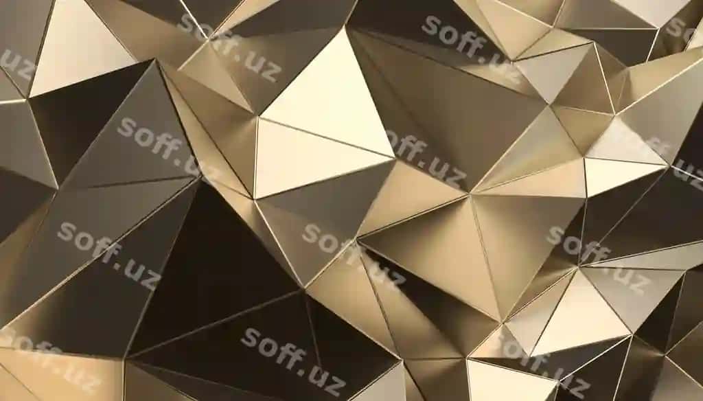 Abstrakt 3-oʻlchovli rendering poligonal fon | Abstract 3d rendering polygonal background 2