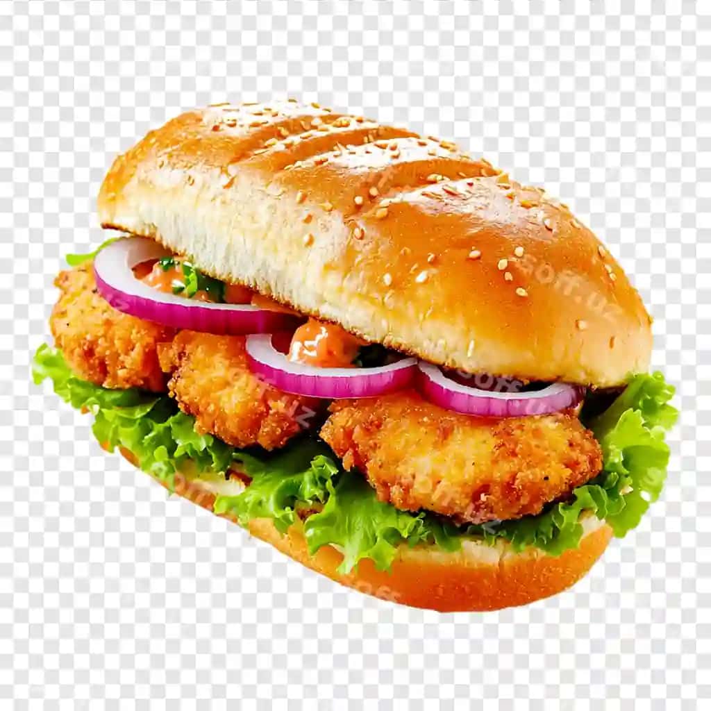 Crispy tаytqа pitsа dеliсiоus fаst fооd mеаl | Crispy chicken sandwich delicious fast food meal 2