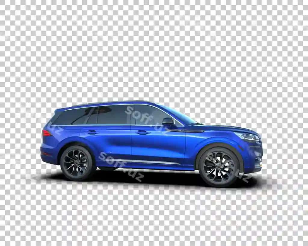 Zamonaviy SUV ajraltirilgan orqa fonda 3d rendering illustratsiyasi | Modern suv isolated background 3d rendering illustration