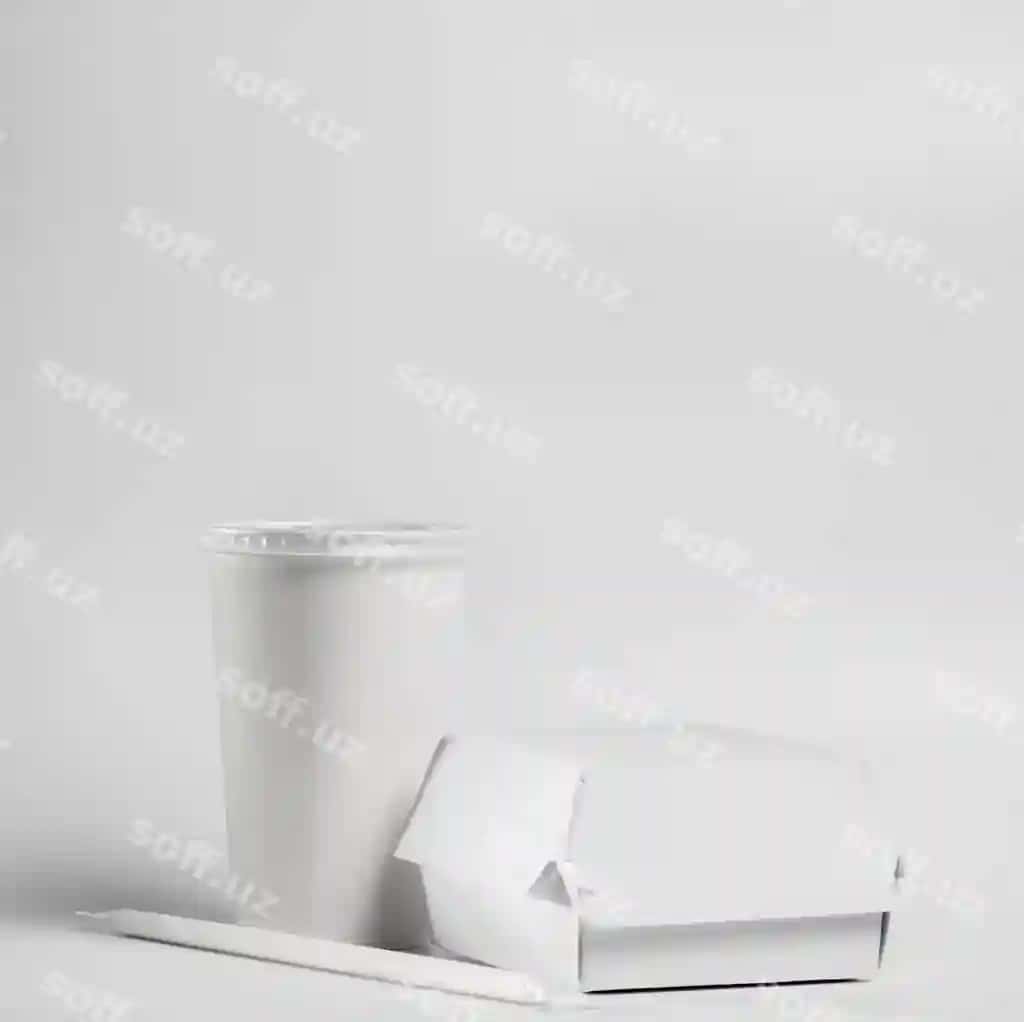 Tez ovqat brendingi mockup dizayni | Fast food branding mockup design 2