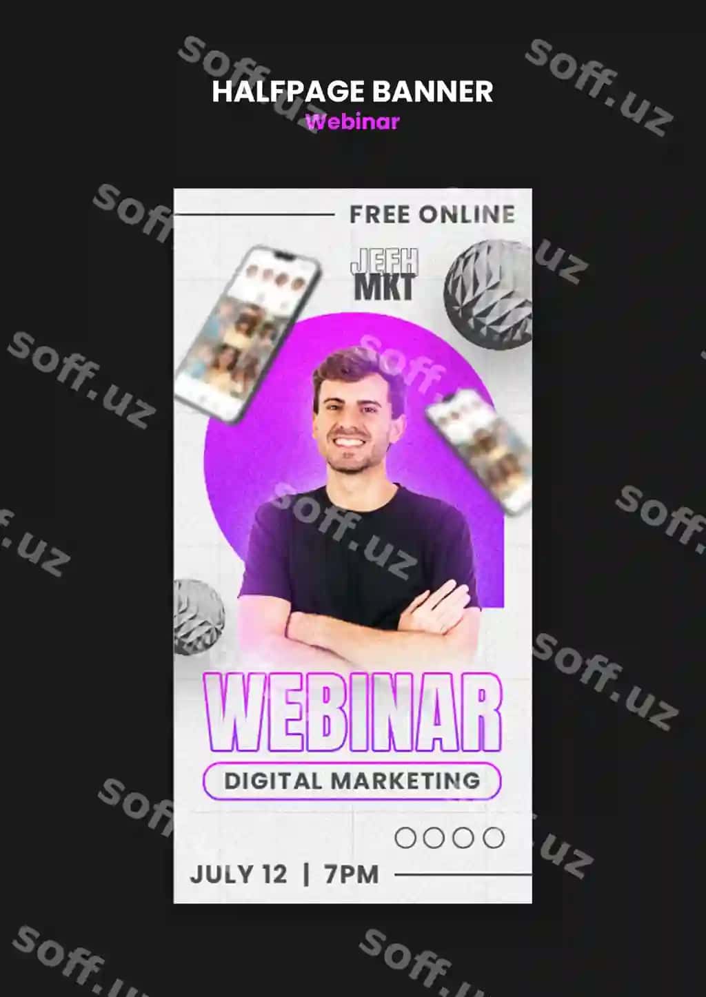 O'quv webinar shabloni | Learning webinar template