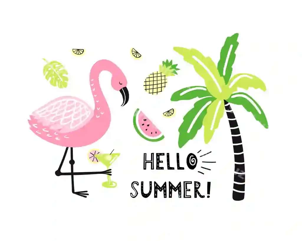 Yoqimli flamingo palm tarvuz ananas | Cute flamingo palm watermelon pineapple