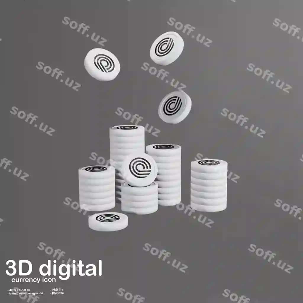 3d kriptovalyuta ondo ikon illyustratsiya dizayni | 3d crypto ondo icon illustration design