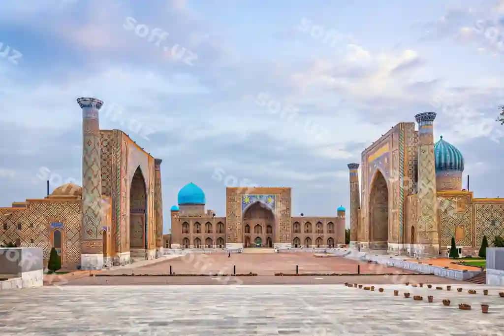 Tarixiy Registon Maydoni Samarqand O'zbekiston | Historic registan square samarkend uzbekistan