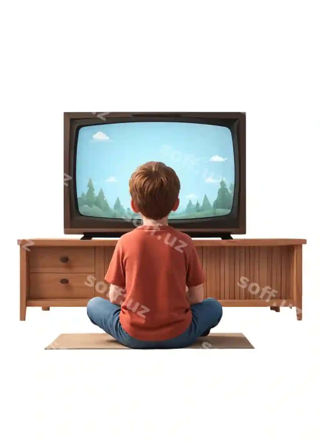 Bolajon TV ko'ryapti | Boy watching tv 2