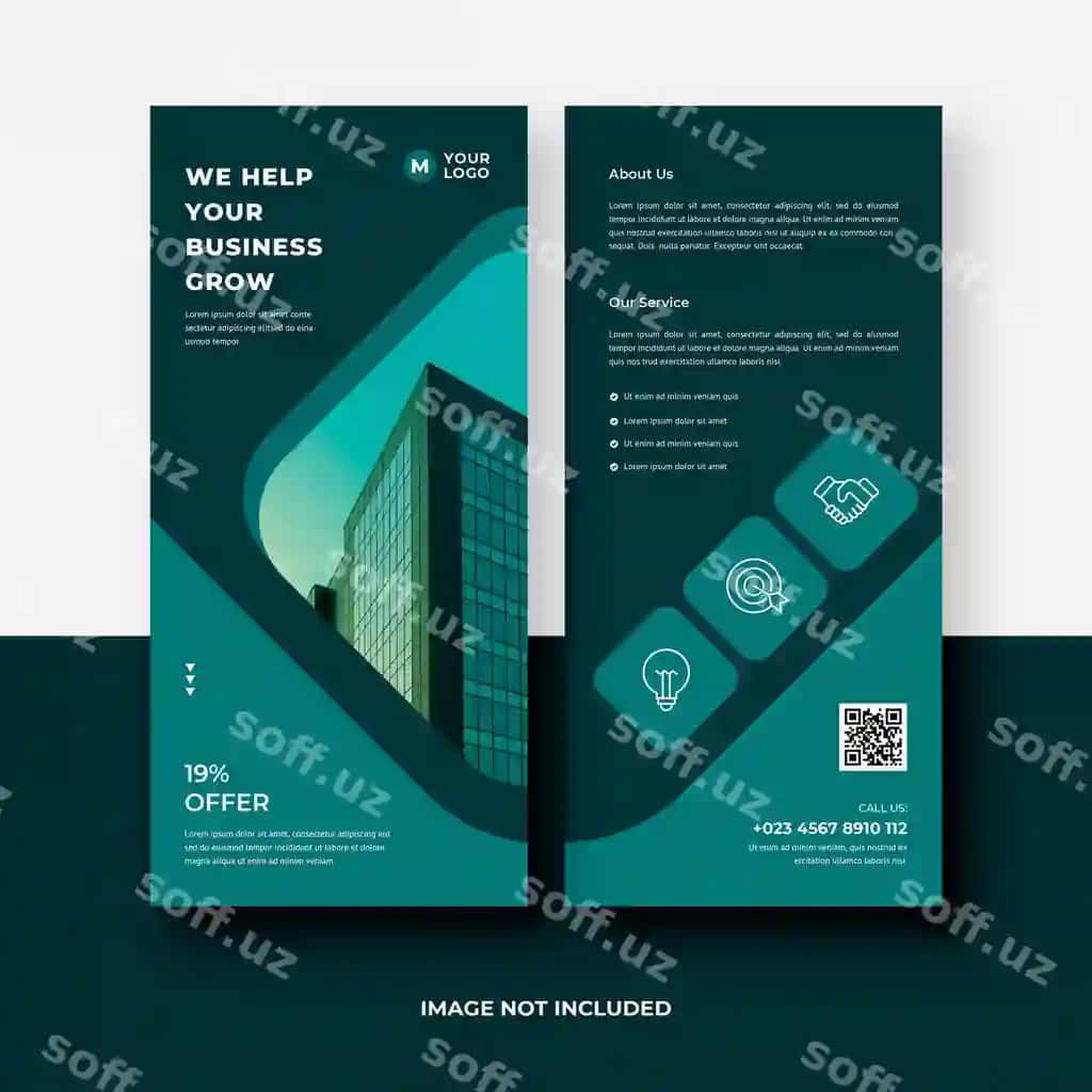 Biznes dl flyer shablon dizayni | Business dl flyer template design