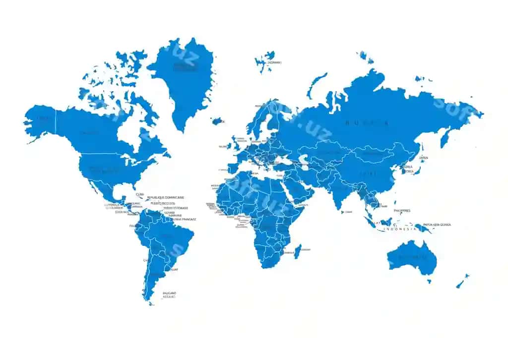 Siyosiy xarita dunyosi | Political map world