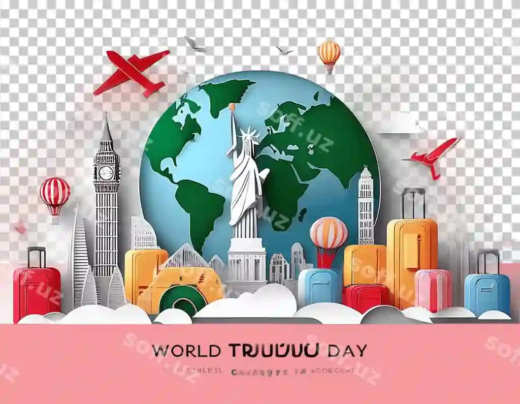 Xalqaro turizm kuni png | International tourism day png