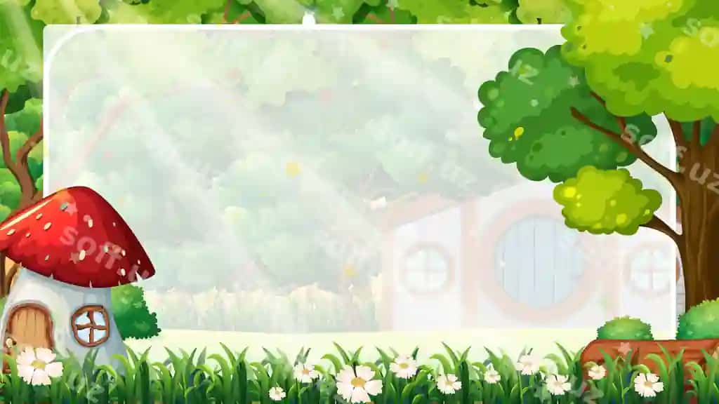 Chaman o'rmon uy manzarasi | Whimsical forest cottage scene