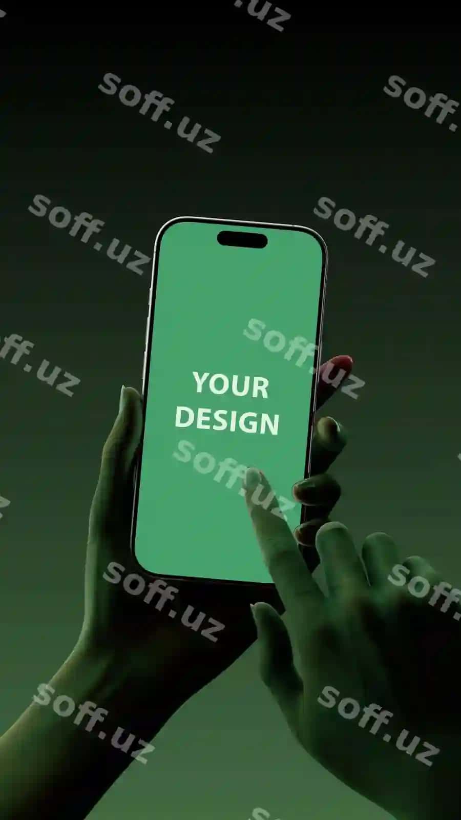 Mobil qo'l mockup | Mobile hand mockup