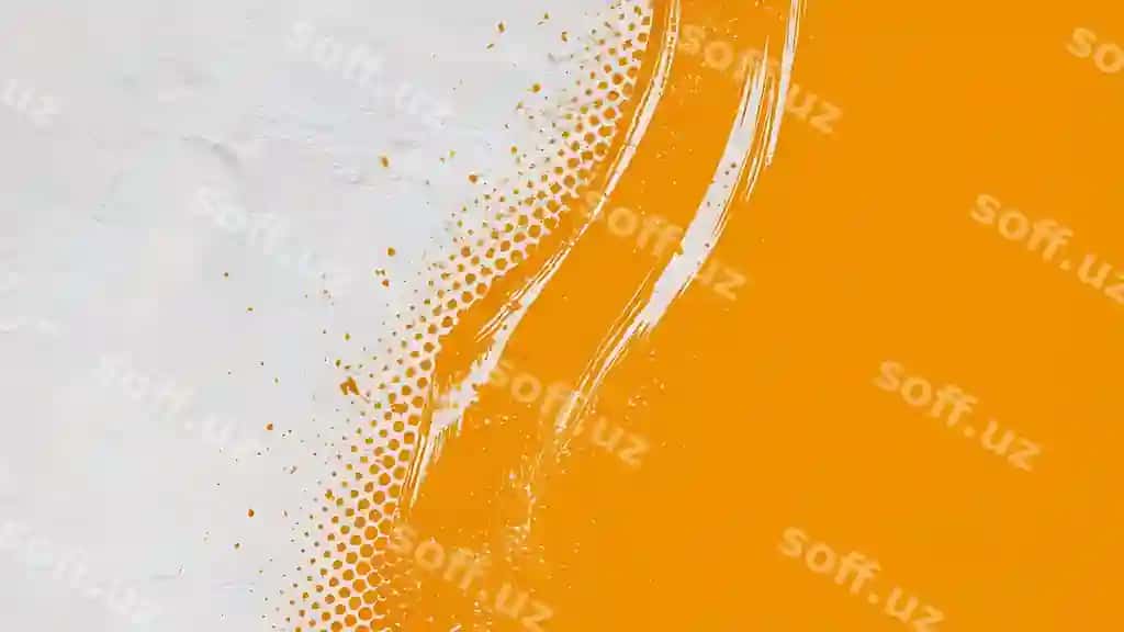 Sariq apelsin fon sprey sivi bilan | Yellow orange background with spray liquid 2