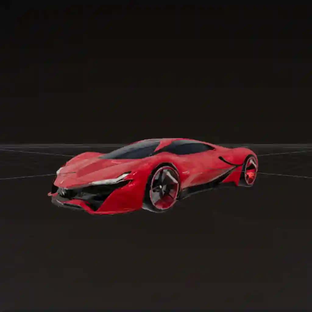 Red car