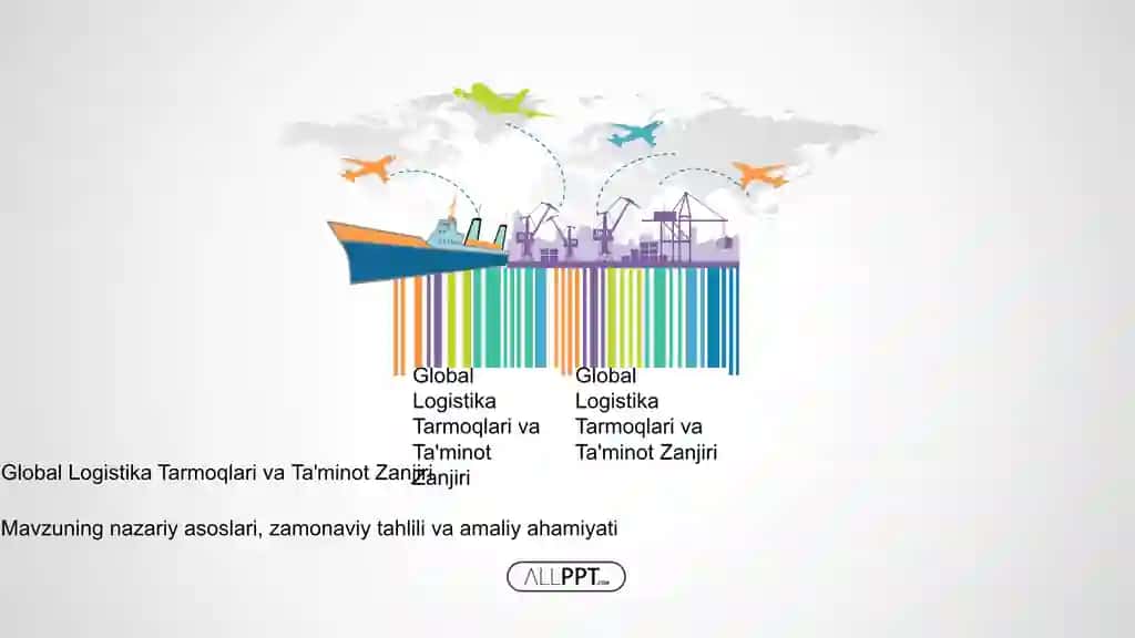 Global Logistika Tarmoqlari va Ta'minot Zanjiri Taqdimoti (48 Slayd)