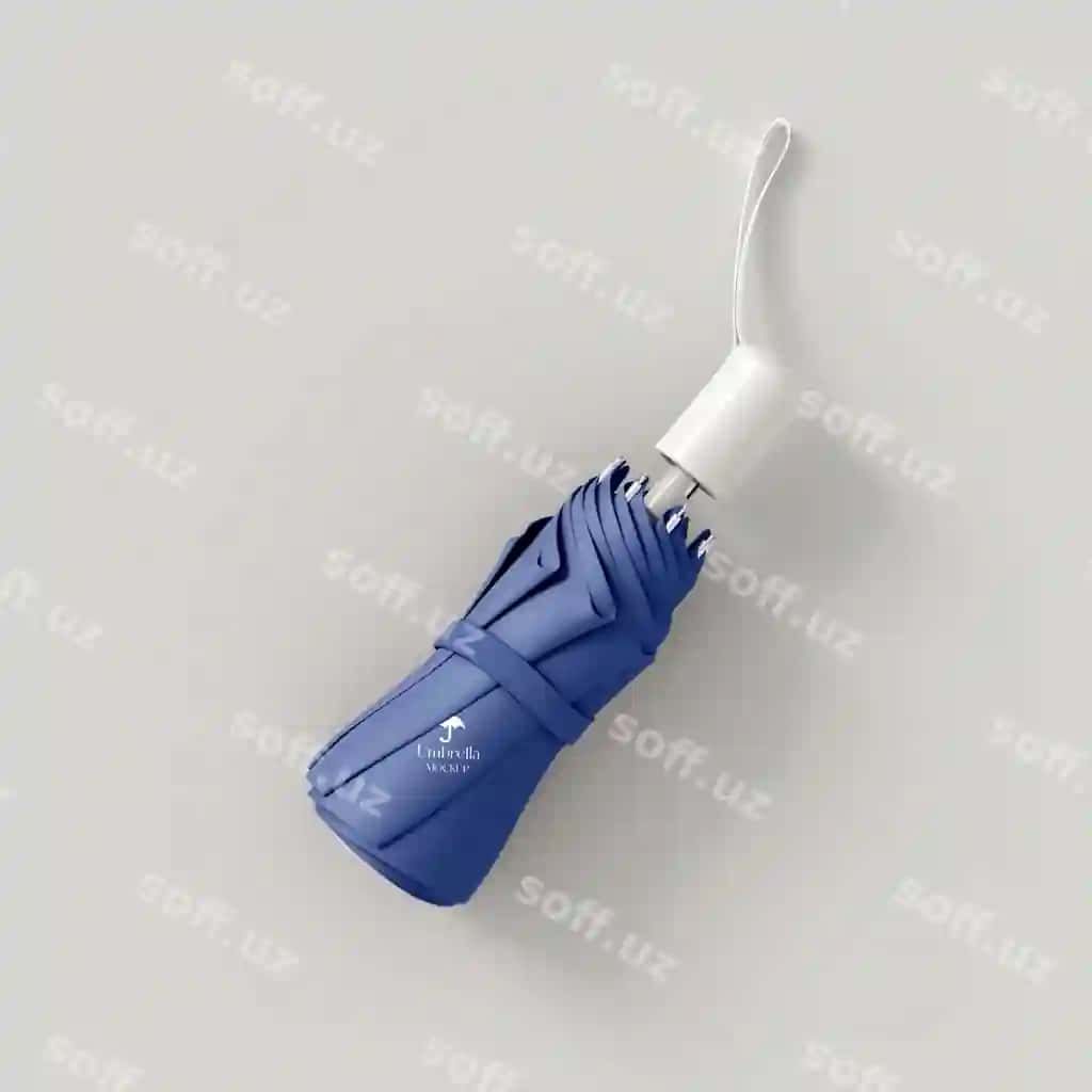 Sochiq mockup dizayni | Umbrella mockup design 2
