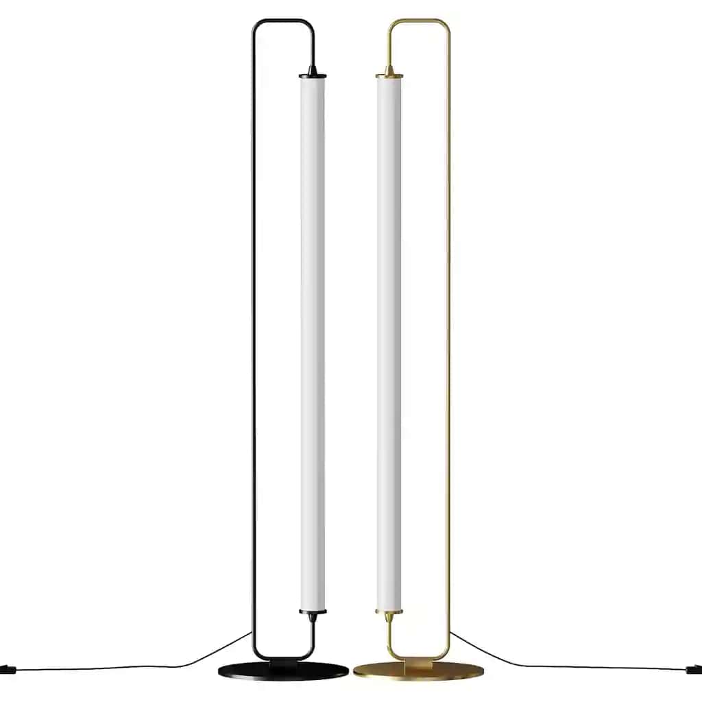 Linear Metal LED Floor Lamp