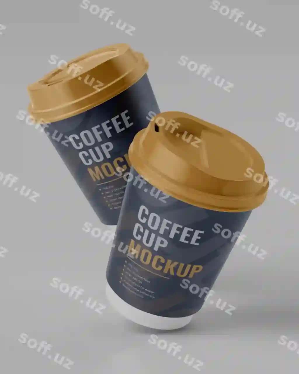 Kofe stakani brending PSD namunasi | Mockup coffee cup branding psd