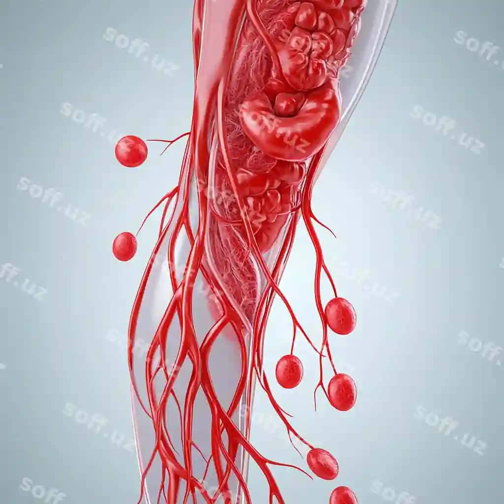 O'a tomog'alari qon qatish bilan | Leg veins with blood clot