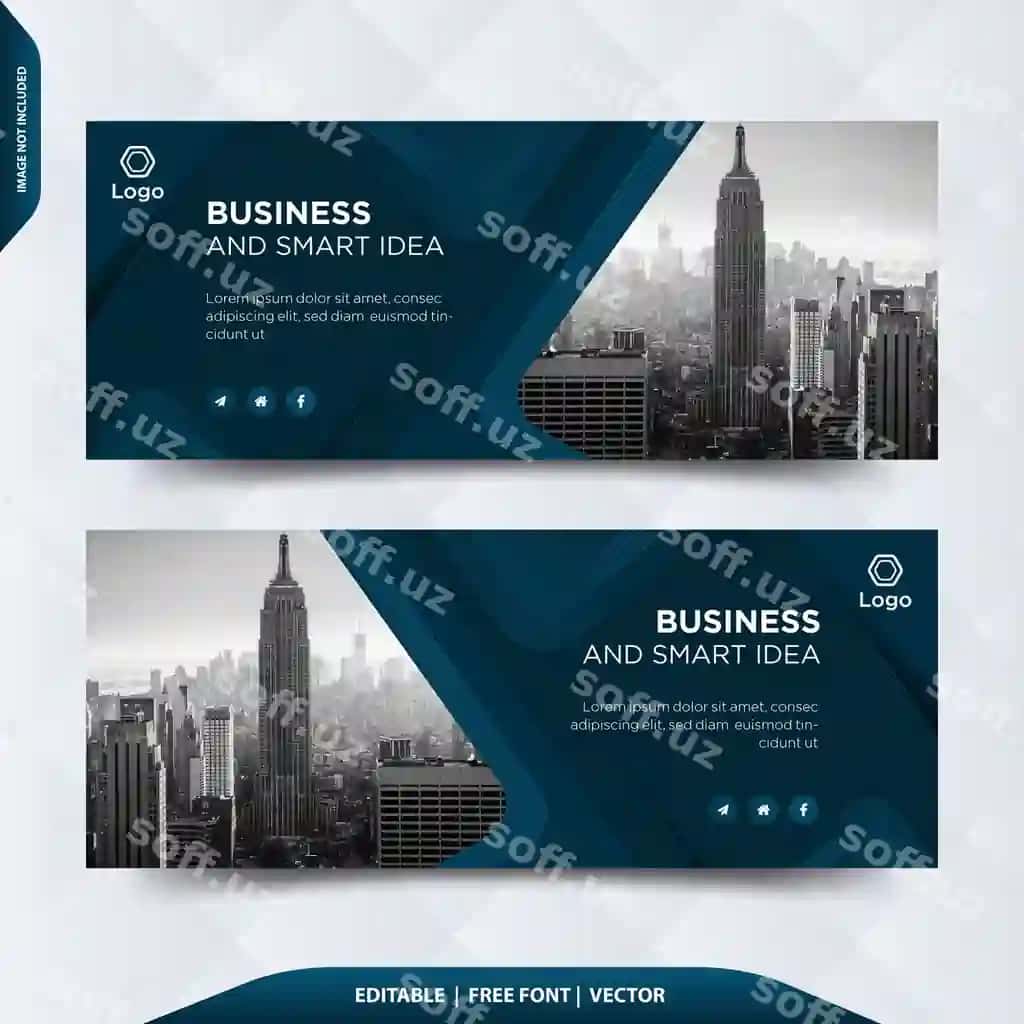 Biznes Facebook varaq qoriq sohiri | Business facebook cover header